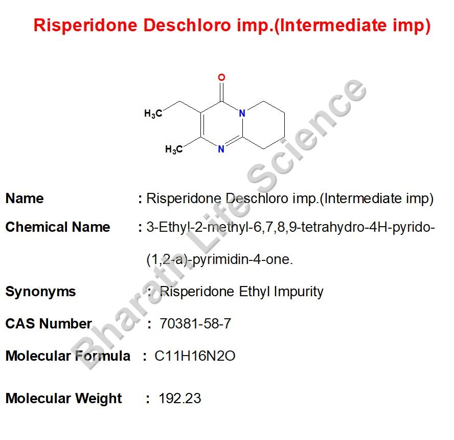 Risperidone Deschloro imp.(Intermediate imp)